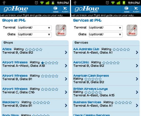 GoHow Airport: izvrsna besplatna aplikacija za česte letače [Android i iPhone] android gohow airport 2