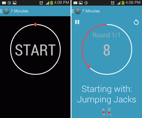 android-vježba-apps-7 minuta treninga