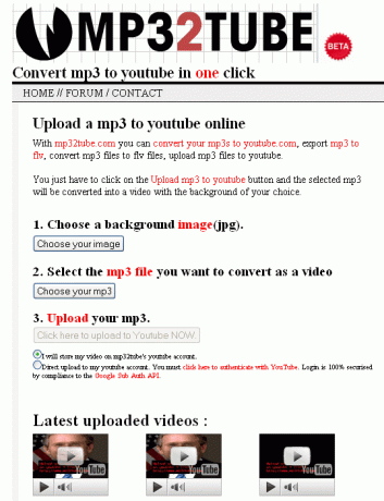 upload mp3 na youtube