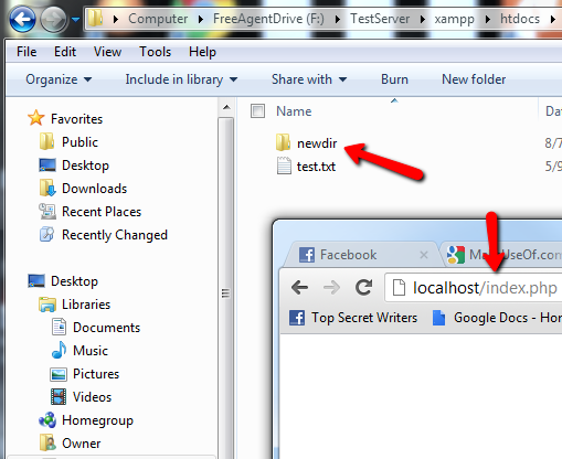 nova mapa Windows 7