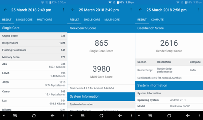 Blackview P6000 ima ogromnu bateriju, ali to je zbog toga Blackview P6000 Mjerila