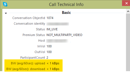 Koliko propusnosti koristi Skype poziv? Nazovite tehničke informacije