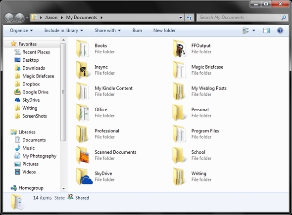 kolor boja Windows Explorer