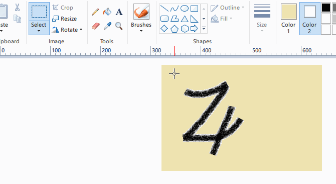 Adobe Photoshop vs. Microsoft Paint: Što vam stvarno treba? obrezivanje alata mspaint