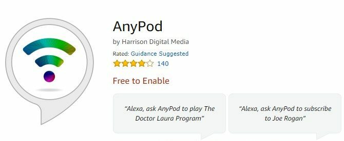 AnyPod za amazonske odjeke s odjekom za odjek