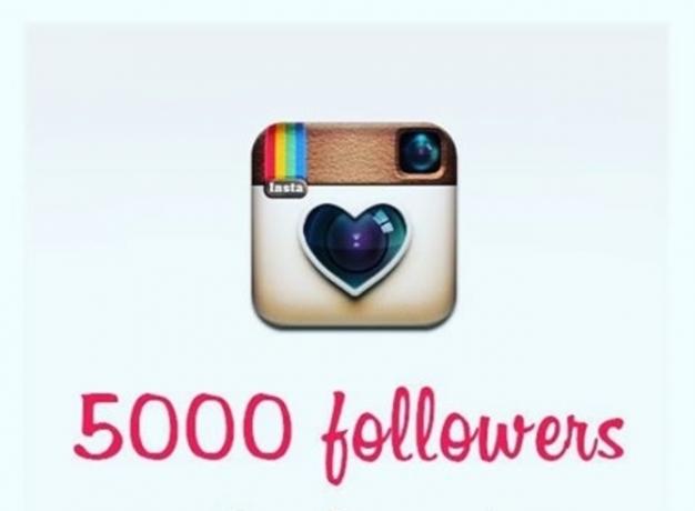 5000 pratilaca na instagramu