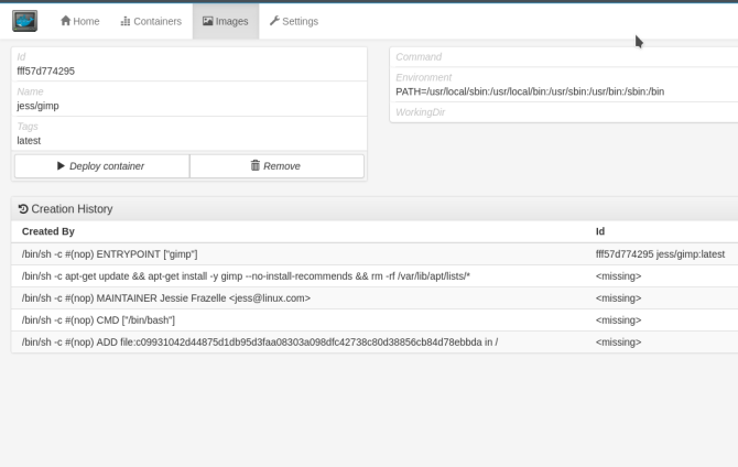 Kako sigurno testirati radne aplikacije u sigurnom spremniku pomoću Docker docker simpleui prikaz pokrenite sliku 670x424