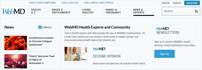 webmd zdravstveni stručnjaci