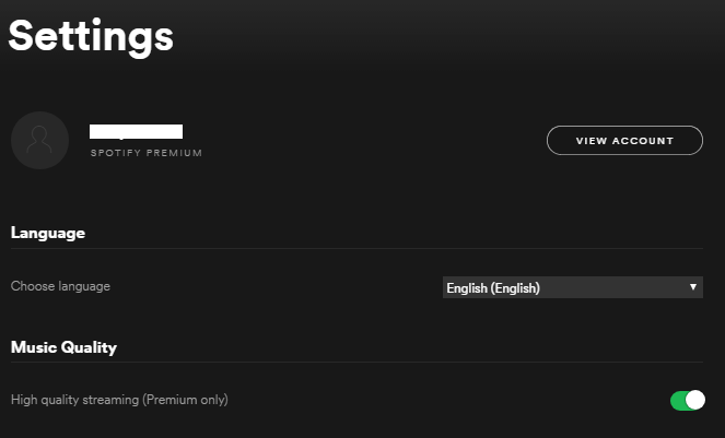 kvaliteta spotify
