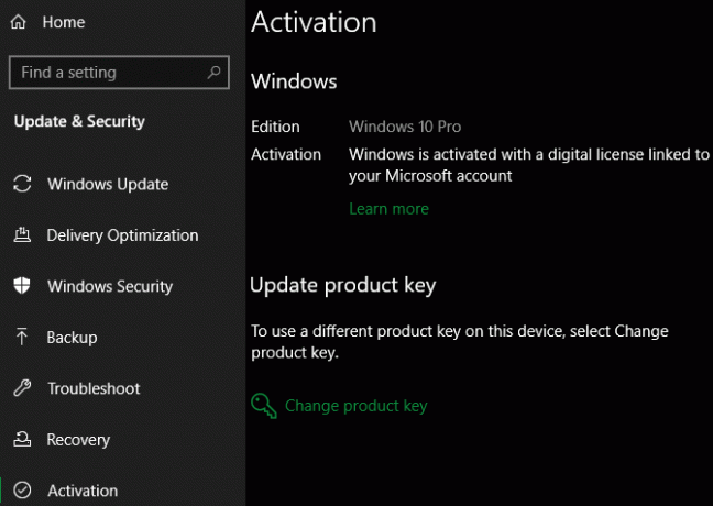 Aktivacija Windows 10 Pro
