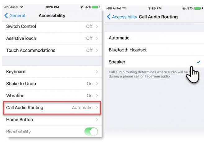 Kako zadati iPhone pozive za pristupnost zvučniku