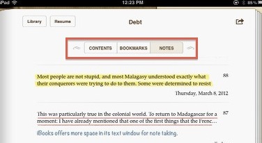 ibooks značajke ipad