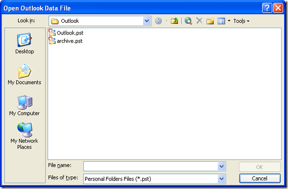 4 jednostavna načina za prilagodbu zajedničkog dijaloškog okvira na Windows XP fileopen1