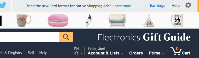 Amazon Shopping Guide Amazon shopping navigacija