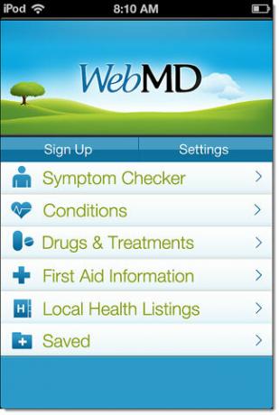 webmd aplikacija