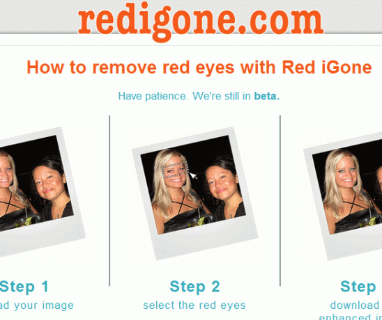 besplatno uklanjanje crvenih očiju na mreži