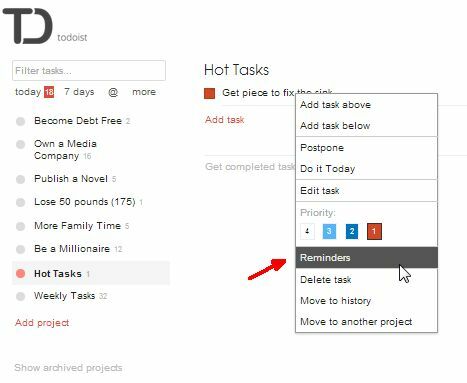 značajke todoist premium