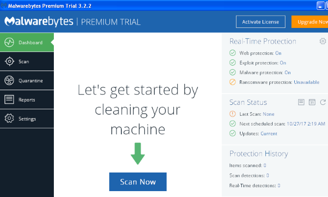 Softver za Windows xp i dalje radi malwarebytes