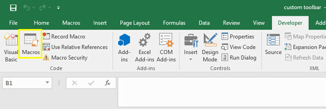 excel makronaredbe za programere