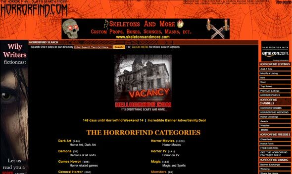 zastrašujuće web stranice