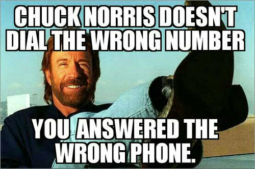 Chuck Norris činjenica Meme