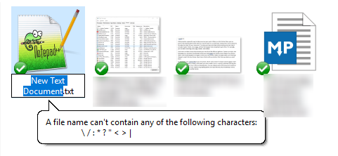 ime datoteke Windows nije dopušteno