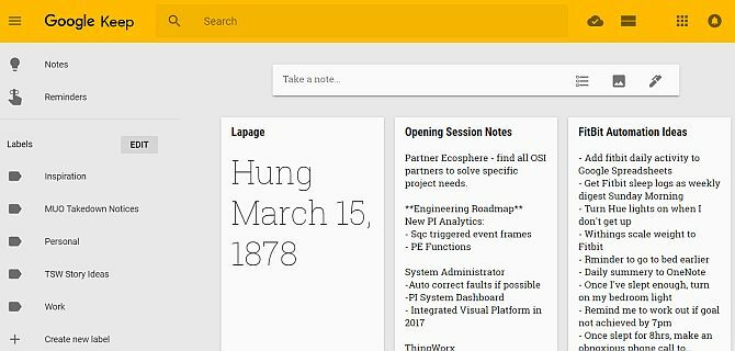 problemi s google proizvodima - google Keep