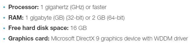 Zahtjevi hardvera za Windows 10