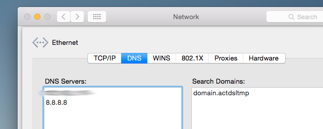 Mac promjena-DNS-settings