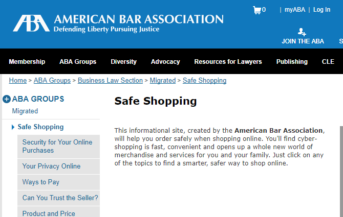 MakeUseOf vodič za online kupovinu američka odvjetnička komora sigurna kupovina 670x425