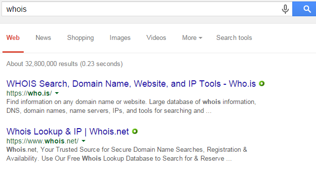 Whois Search