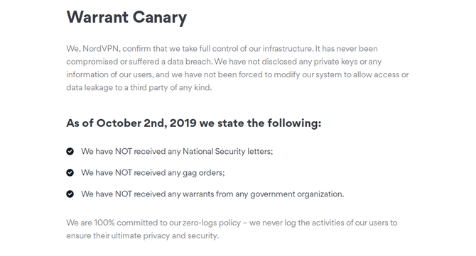 Što je nalogodavni kanarinac? Što treba znati i zašto biste trebali paziti na primjer WarrantCanary NordVPN