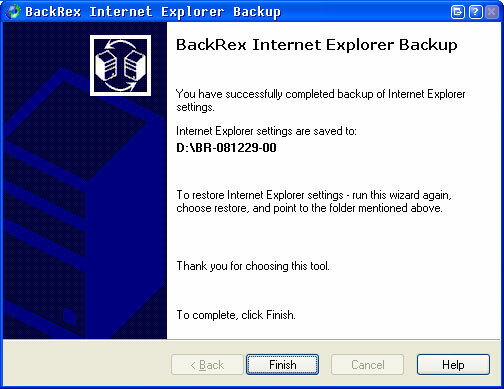 Izrada sigurnosne kopije i vraćanja postavki preglednika Internet Explorer tj. Backup7