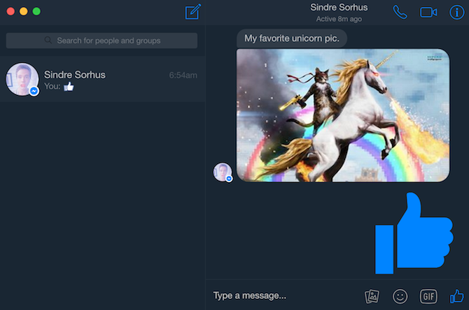 caprine facebook messenger aplikacija za desktop za Mac