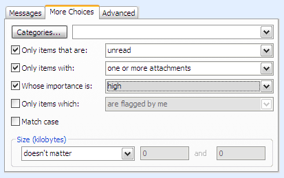 savjeti za pretraživanje Outlook