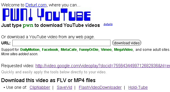 google video u avi