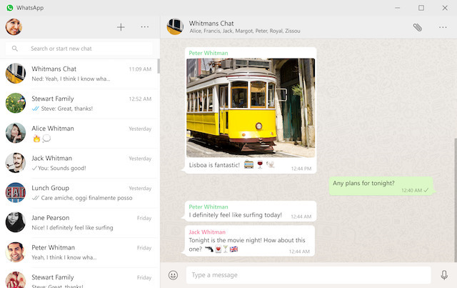 WhatsApp-za-desktop-Windows screenshot-službena