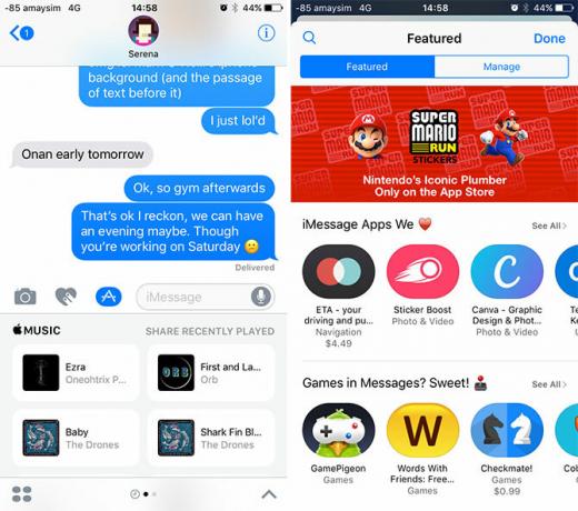 Naljepnice i aplikacije za iOS 10 poruke