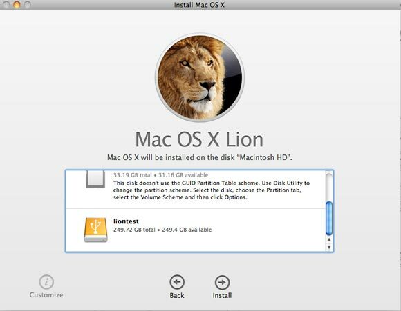 unutarnja instalacija osx-a