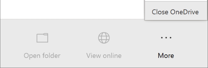 Zatvorite opciju OneDrive