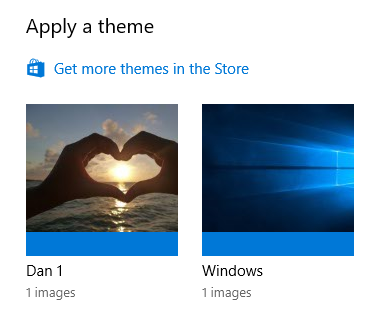Windows 10 primjenjuje temu