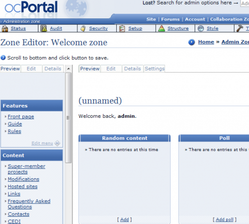 Brzo postavite vlastiti intranet putem ocPortal portala11