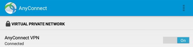 Kako se povezati s radnom VPN-om sa svojim Android tablet AnyConnect statusom na 670x165