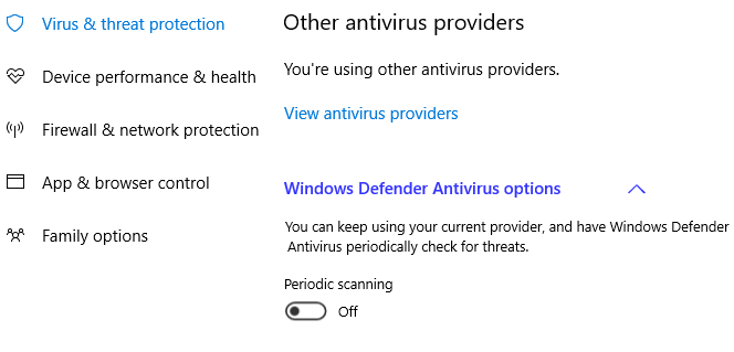 Windows 10 antivirusni