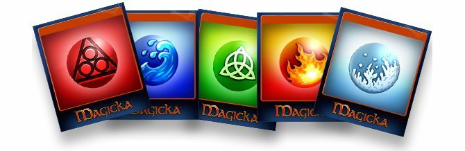 Parne kartice za igru ​​Magicka