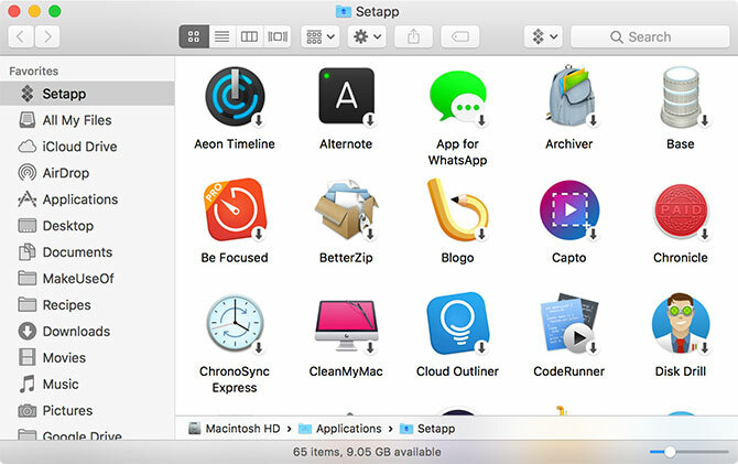 Setapp nudi 65 Premium Mac aplikacija za jednu mapu setapp niske cijene
