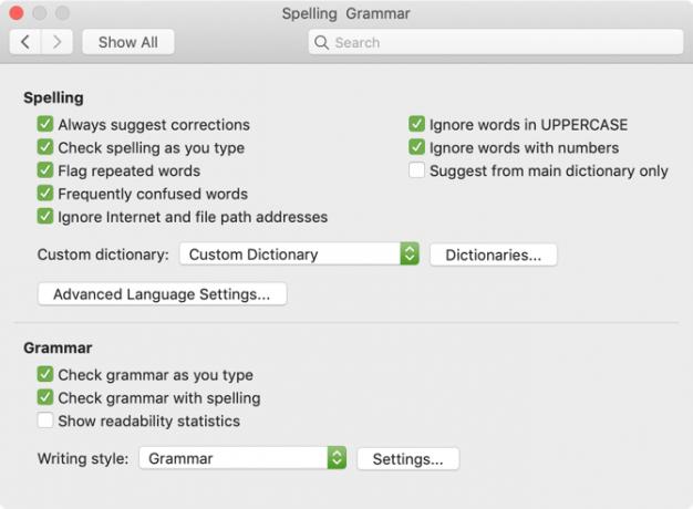 Pravopis Gramatičke postavke Mac