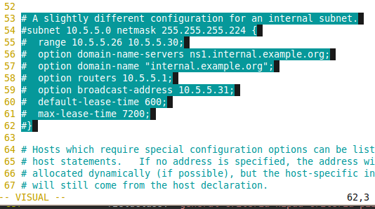 internet poslužitelj dhcp domene