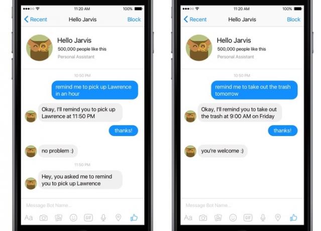 jarvis bot za facebook