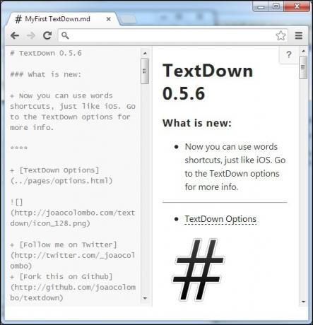 markdown editor chrome